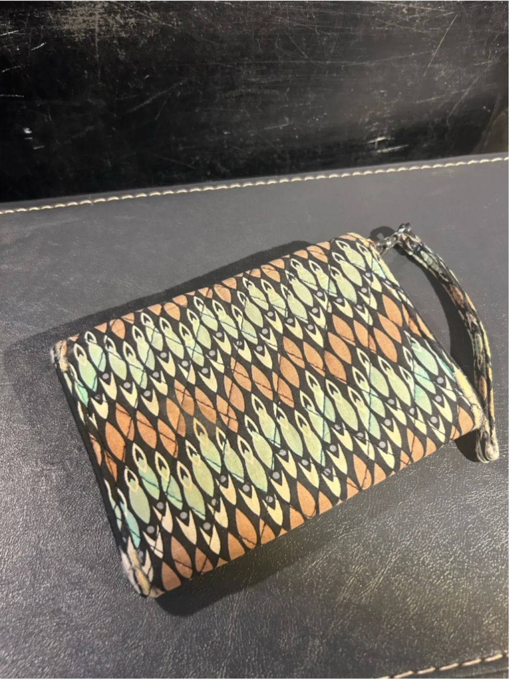Women's Vera Bradley Wristlet Clutch One Size Beige Green